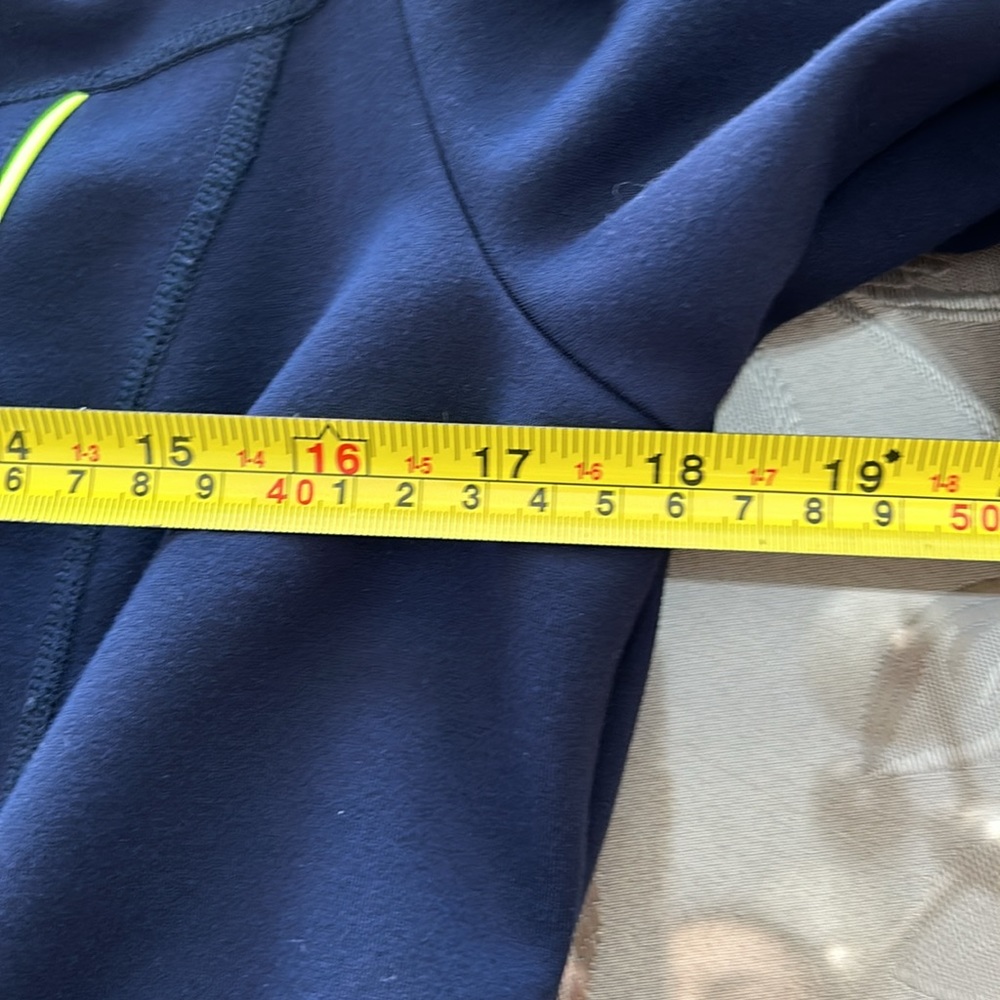 NYGARD Fitted Stretch Zip Up Jacket Navy Blue SzM - Picture 10 of 11